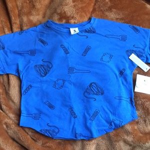 Stem junior crop top tee